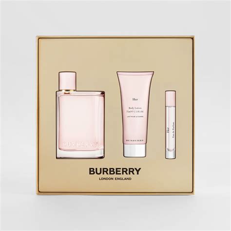 burberry her eau de parfum spray 50ml gift set|burberry perfume her collection.